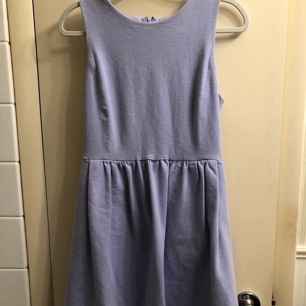 J Crew blue sleeveless dress